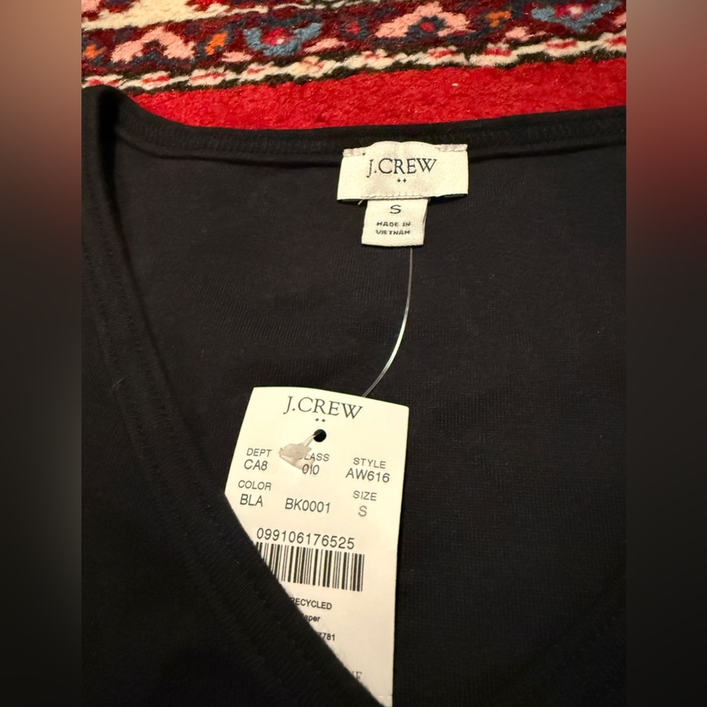 NWT JCrew Factory Short-sleeve V-neck bodysuit - Picture 3 of 4